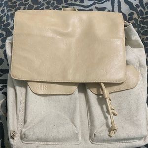 Beis Rucksack in nude